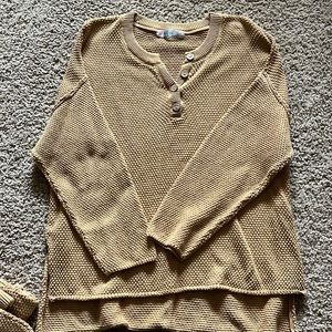 Free People Hailee Sweater Set. Size M in cross roads color